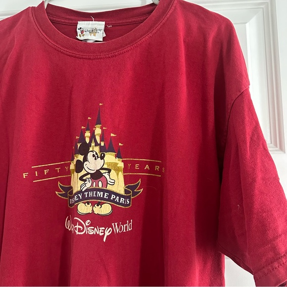 Vintage Walt Disney World 50th Anniversary Mickey Mouse T-Shirt - Picture 5 of 6